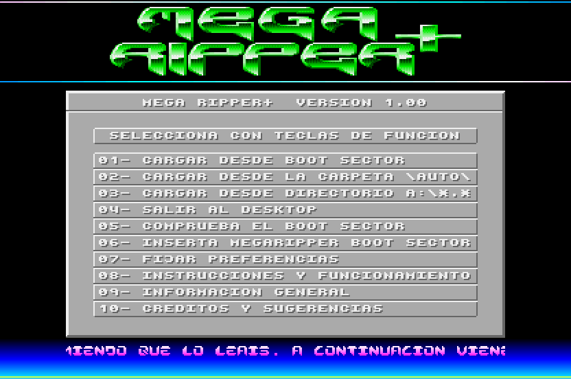 Mega Ripper+ atari screenshot